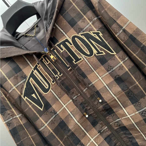 Louis Vuitton Logo Jacquard Hooded Jacket - Picture 10 of 11